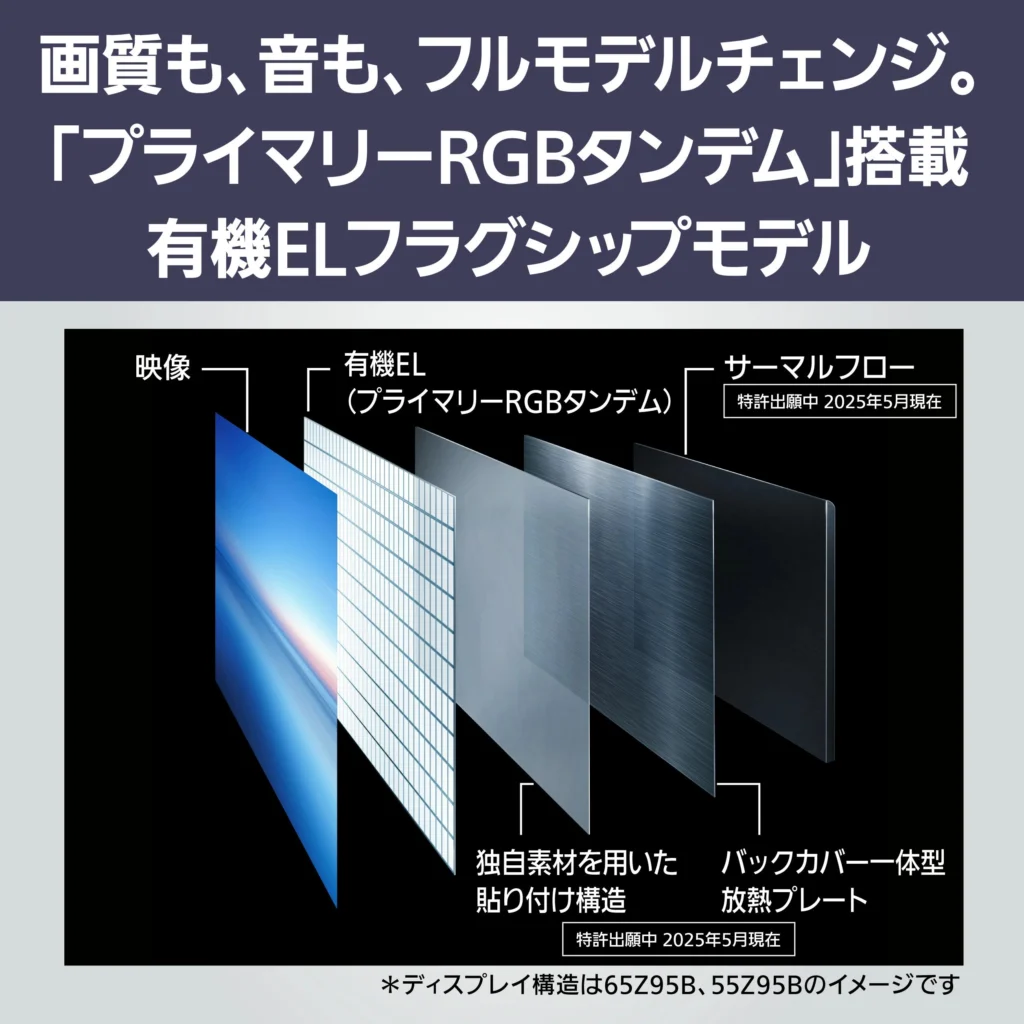 販売 店舗 2025年製 Panasonic 有機ELテレビ TV-65Z95B 65V型 【公式通販】